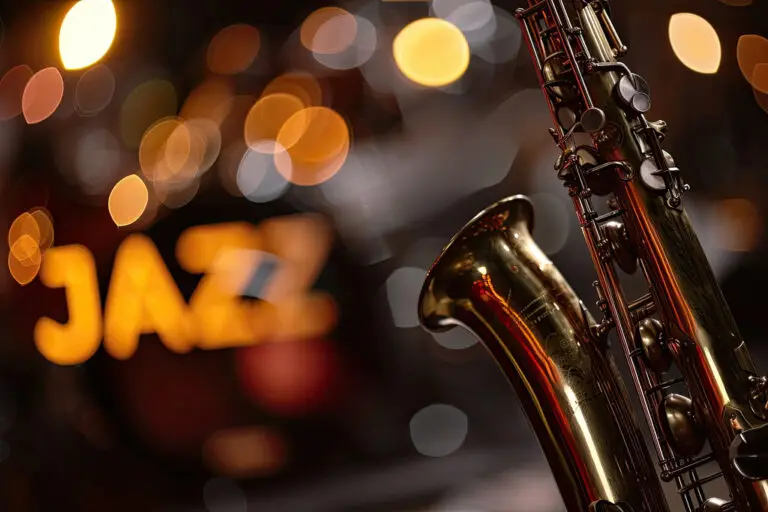 a close up of a saxophone